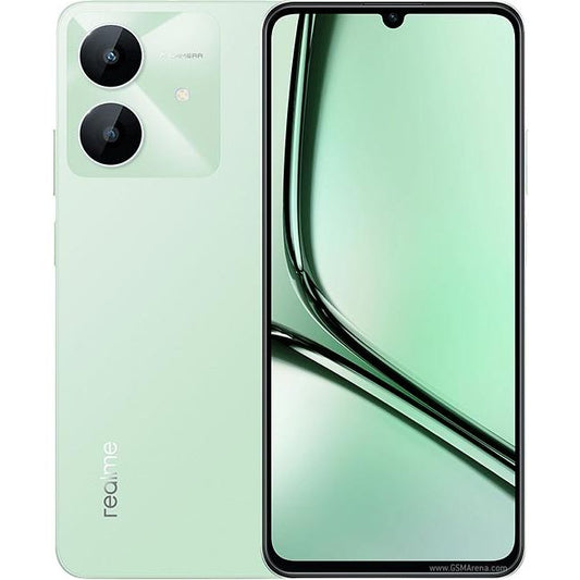 هاتف Realme Note 60X – ذاكرة عشوائية 4 جيجابايت، تخزين 128 جيجابايت، لون أخضر