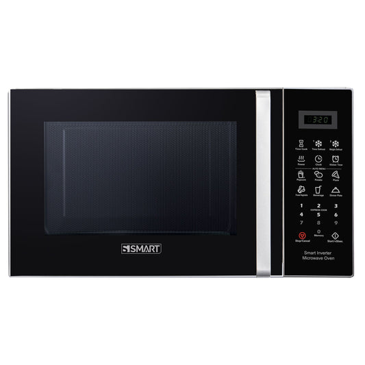 Smart 800W Microwave Oven, 25 Liter Capacity, Silver SMW253AXX