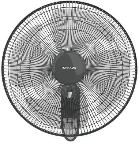 TORNADO Wall Fan 16 Inch 4 Blades Remote Grey EPS-16RG