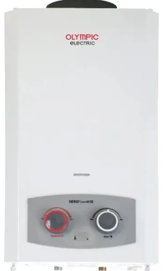 Delta Digital Gas Water Heater – 10 Liters, White