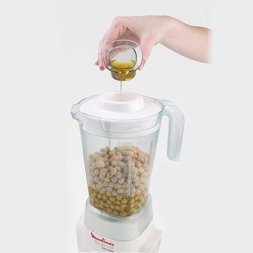 Moulinex Genuine Blender with 2 Grinders – 1.5L, 400W, White – Model: LM2421EG