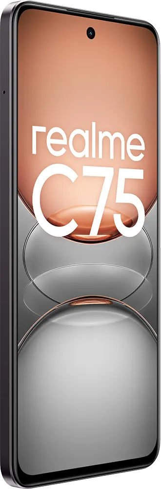 ريلمي C75 – شريحتين، 128 جيجابايت، 8 جيجابايت رام، 4G LTE، أسود العاصفة