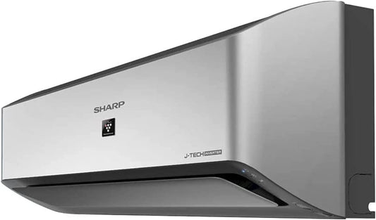 SHARP Split Air Conditioner 1.5 HP Cool - Heat Inverter, Plasmacluster, Silver AY-XP12YHES