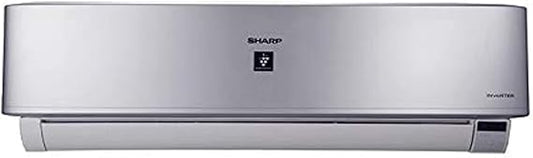 SHARP Split Air Conditioner 2.25 HP Inverter Cool and Heat with Plasma Cluster, Silver AY-XP18UHE