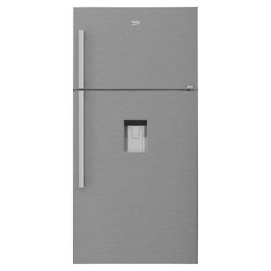 ثلاجة بيكو سعة 555 لتر - تقنية نيو فروست - اينوكس - موزع مياه للباب - تبريد مزدوج - ضاغط عاكس ذكي برو - حفظ الطعام طازجا RDNE600K20DX