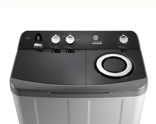 HOOVER Washing Machine Half Automatic 12 Kg White HW-HTTN12LWTO