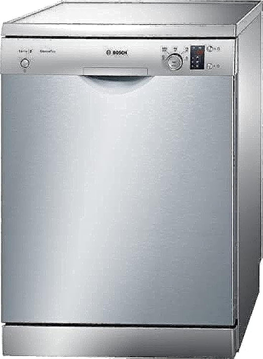 Bosch Series 2 - Dishwasher 12 place settings, 5 programs, 60 cm, stainless steel,Free standing SMS25AI00V