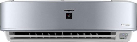 SHARP Split Air Conditioner 1.5Hp Inverter Cool With Plasma Cluster - Silver AH-XP12UHE