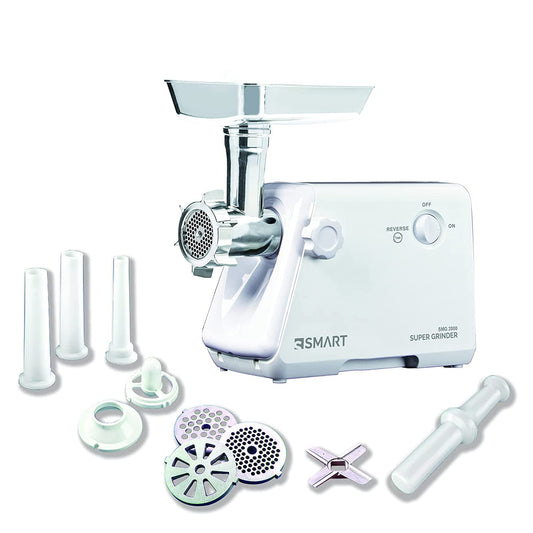 Smart 2000W Meat Grinder, White SMG2000W