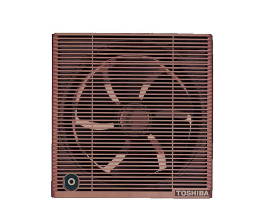 TOSHIBA Bathroom Ventilating Fan 20 x 20 cm, Privacy Grid, Brown VRH20S1N