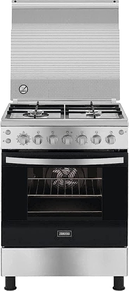 Zanussi Freestanding Cooker Cool Cast - 4-BURNER - Cooking Fan & Cooling Fan - ZCG61296XA
