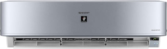 SHARP Split Air Conditioner 2.25 HP Inverter Cool and Heat with Plasma Cluster, Silver AY-XP18UHE