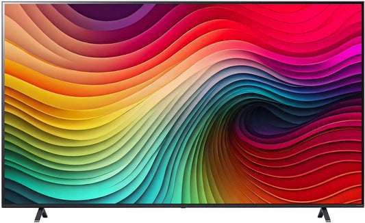 تلفزيون إل جي NanoCell AI NANO80 الذكي مقاس 50 بوصة بدقة 4K مع ريموت ماجيك الذكي، HDR10، ونظام webOS 24