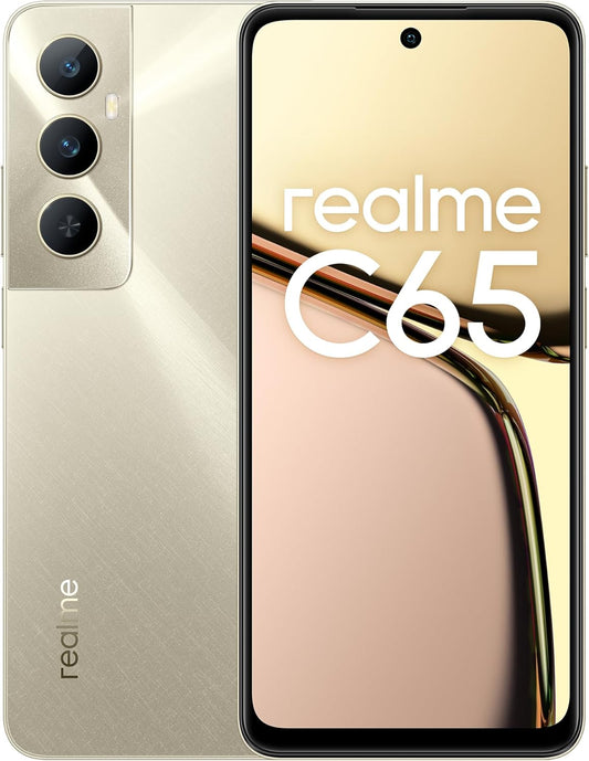 هاتف Realme C65 – رام 8 جيجا، سعة 256 جيجا – اللون الذهبي