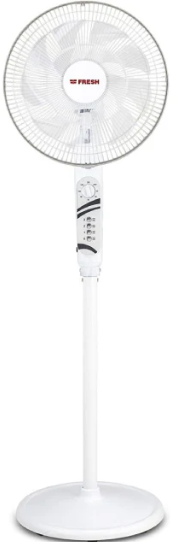 Turbo Fresh 16-Inch Stand Fan – White (Model: 500010880)