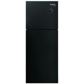 ثلاجة فريش نوفروست، 397 لتر، لون أسود - FNT-MR470YGQMI