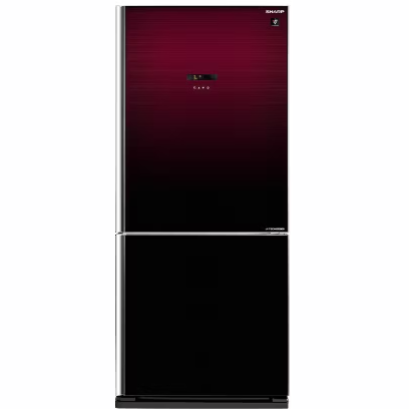ثلاجة بانفرتر رقمي وفريزر سفلي من شارب، 558 لتر، أحمر SJ-GV73J-RD