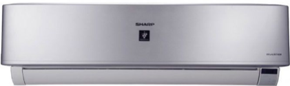 SHARP Split Air Conditioner 2.25HP Cool Inverter Digital, Plasma cluster, Silver AH-XP18UHE