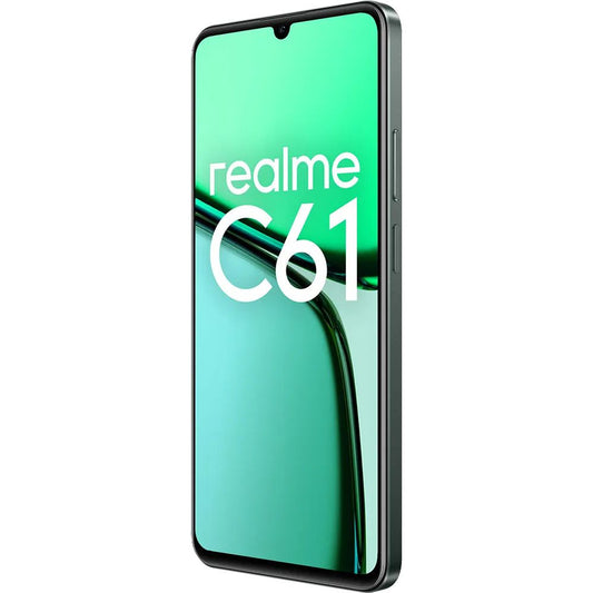 ريلمي C61 – سعة 128 جيجابايت، 6 جيجابايت رام، 4G LTE، شريحتين (أخضر داكن)