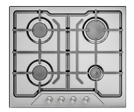 Fresh Modena 60cm Built-in Gas Stove – Stainless Steel