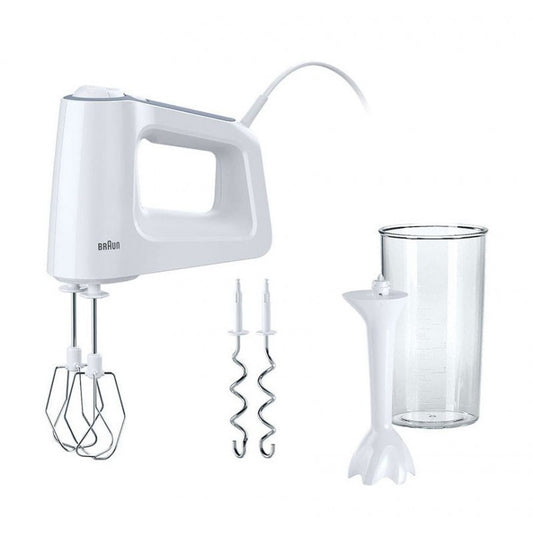 Braun Hand Mixer HM3105WH – 500W, White