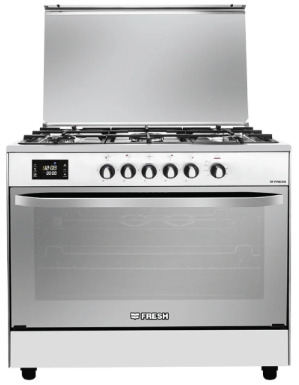 Fresh Hammer Hydraulic Cooker, 5 Burners, 90 cm, Stainless Steel - Digital - 500006370