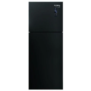ثلاجة فريش نوفروست، 397 لتر، لون أسود - FNT-MR470YGQMI