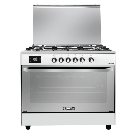 Fresh Hammer Hydraulic Cooker, 5 Burners, 90 cm, Stainless Steel - Digital - 500006370